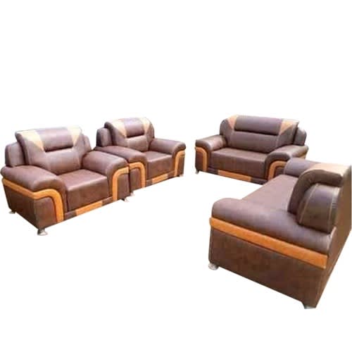 7 Seater Leather Sofa Combo