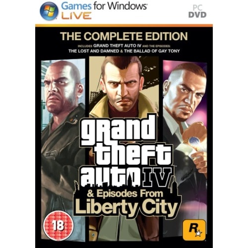 Grand Theft Auto IV GTA 4 PC Game DVD Disks + Free Gift.