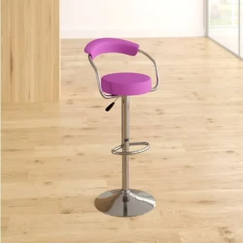 Round Barstool - Purple