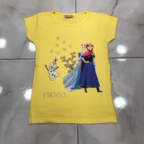 Top For Girls With Elsa And Anna Design
