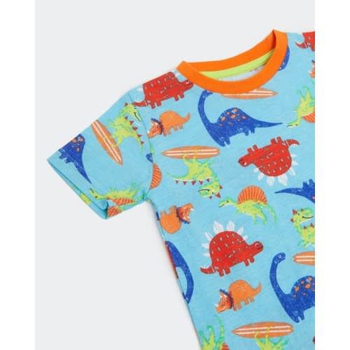 Boy's Saurus Pyjamas- Pack Of 2
