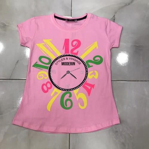 Turkey Blouse For Girls - Pink