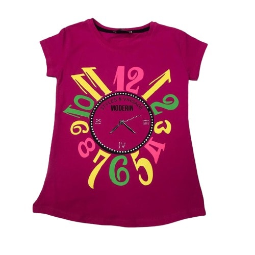Blouse For Girls - Hot Pink