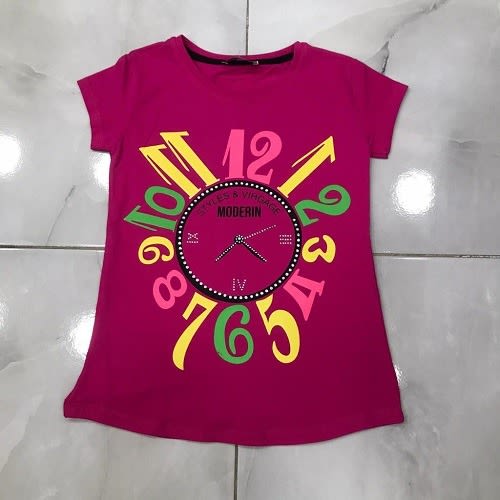 Blouse For Girls - Hot Pink