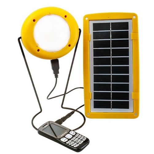 Rechargeable Solar Light & Phone Charger