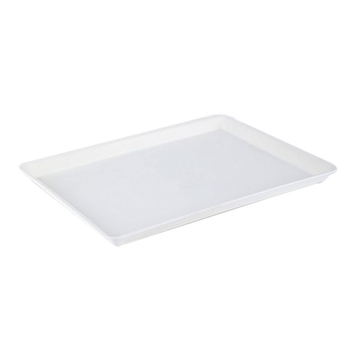Reusable Plastic Tray Capacity Non-slip Food Tray Bpa for Fruit White