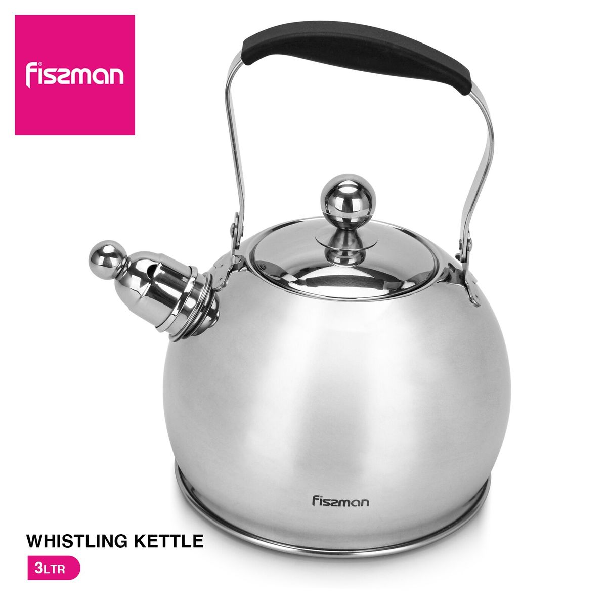 3.0L Whistling Kettle Coffee Tea Pot Stovetop-3.0L