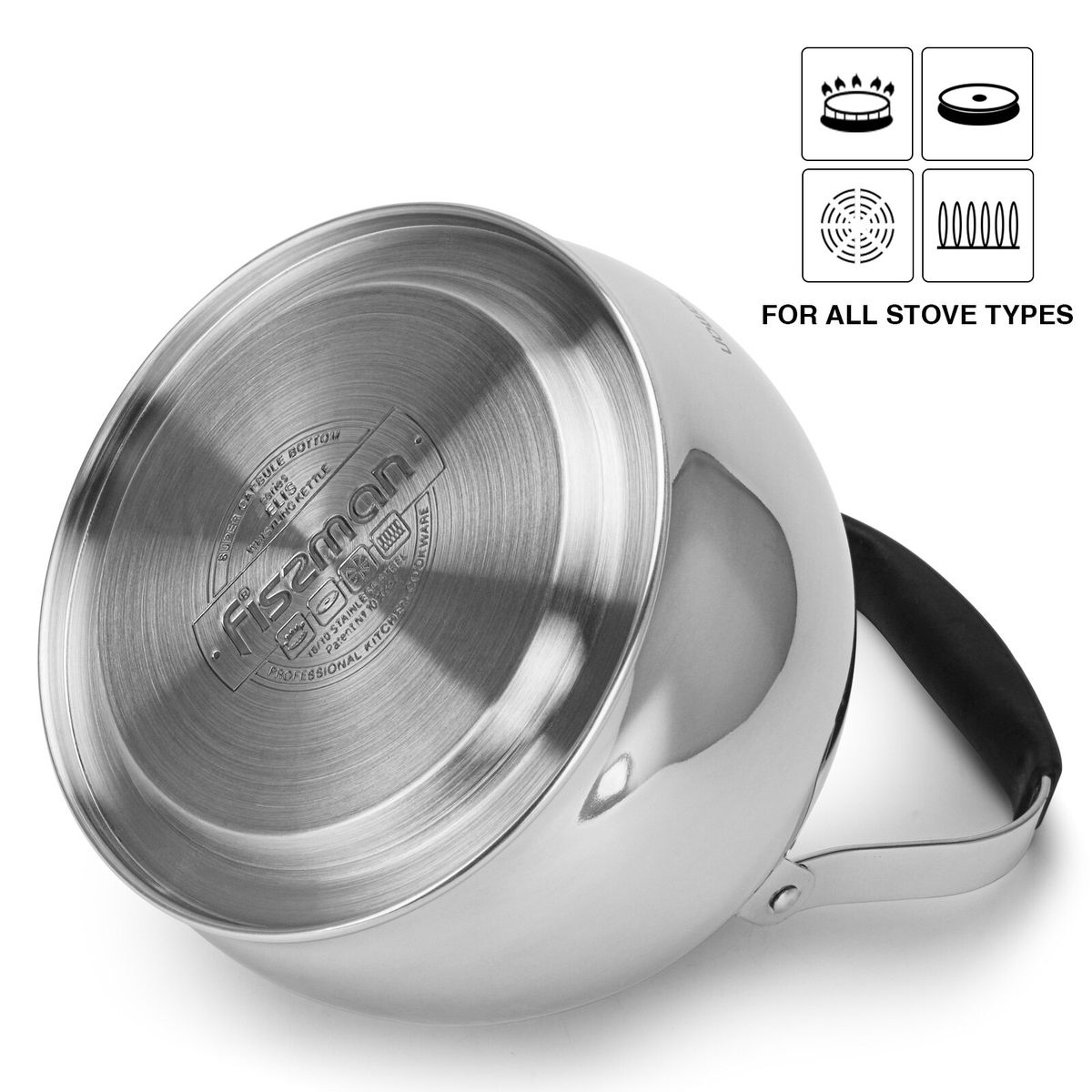 3.0L Whistling Kettle Coffee Tea Pot Stovetop-3.0L