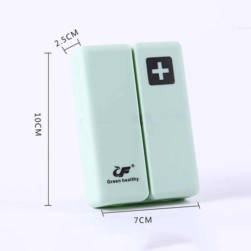 3 PCS Folding Portable Sealed And Dispensing Small Pill Box(Pink)