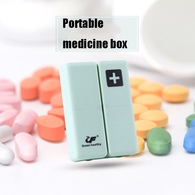 3 PCS Folding Portable Sealed And Dispensing Small Pill Box(Pink)