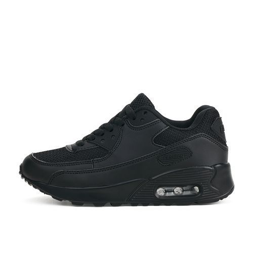 Ms Leisure Non-slip Sports Shoes Cushion Running Shoes-Black