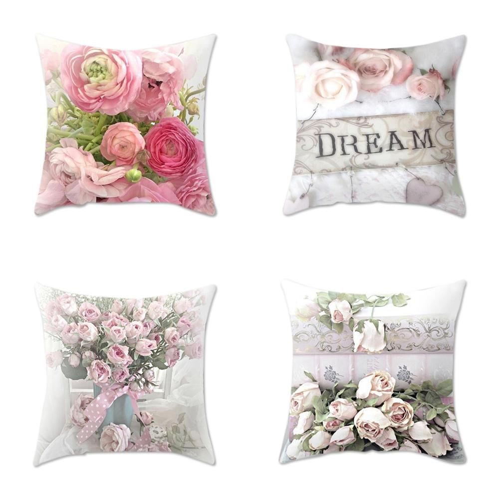 Decorative Throw Pillow Covers 45 x 45CM for Couch Set of 2