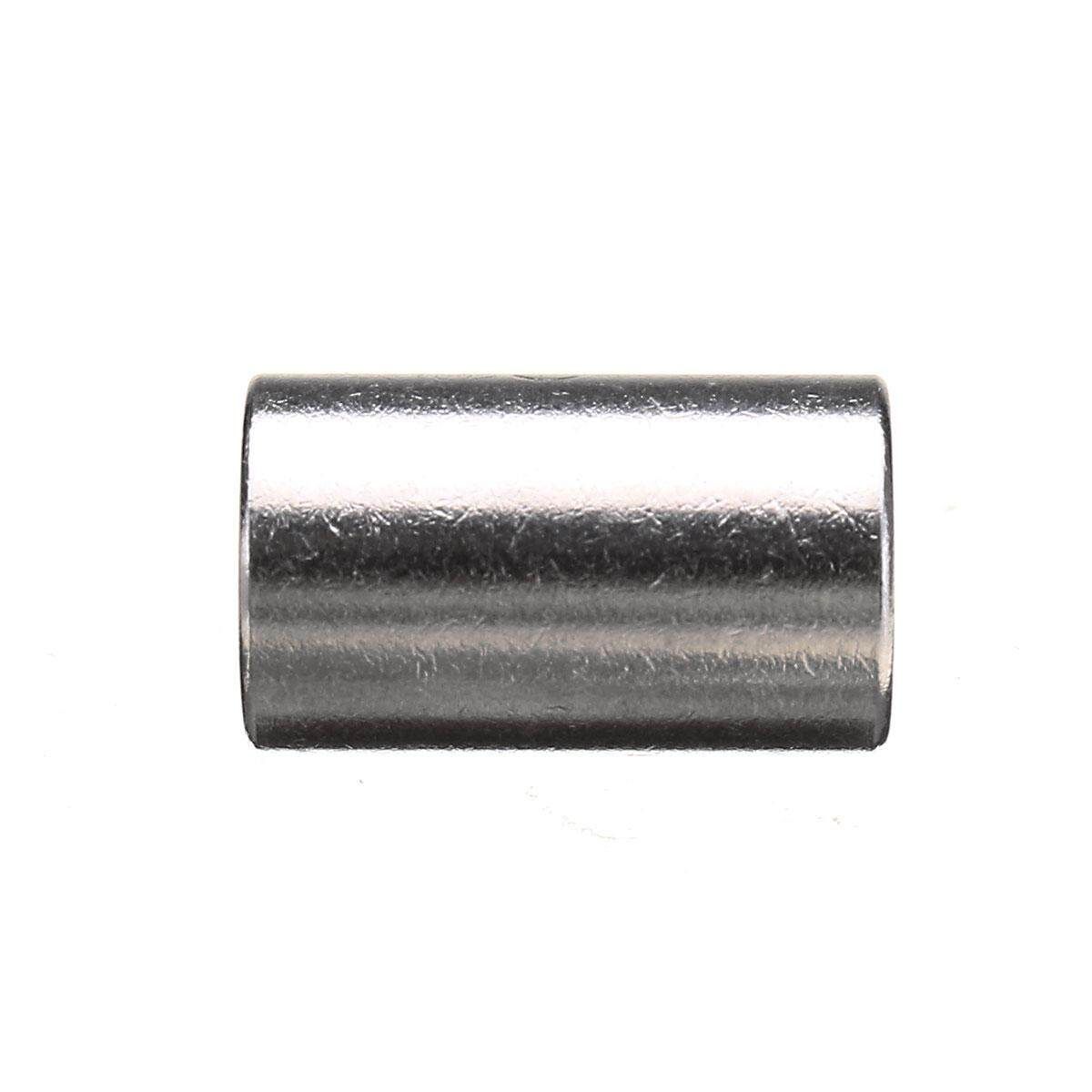 M8 20mm Round Connector 304 Stainless Steel Threaded Sleeve Bar Stud Rod Coupling Nut