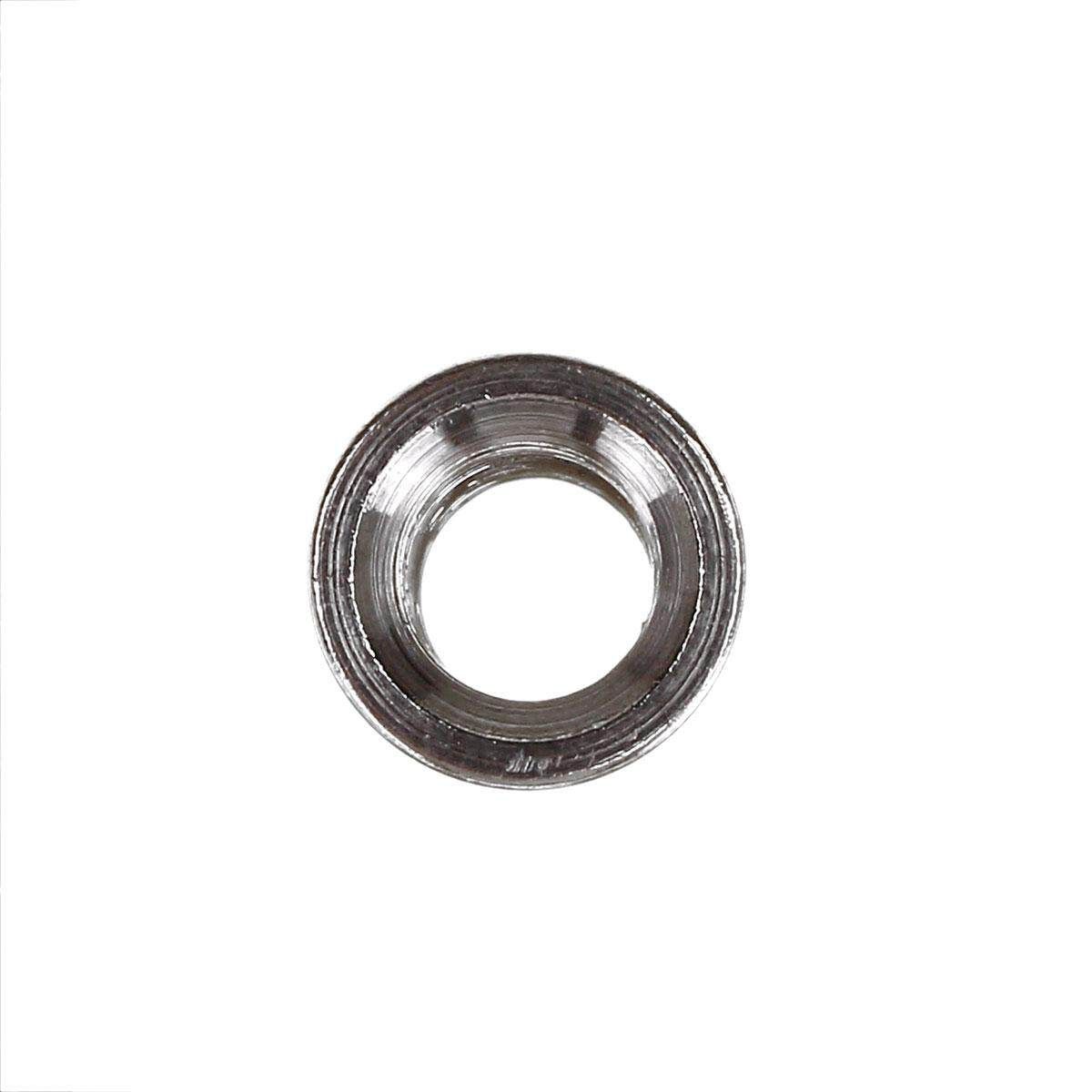 M8 20mm Round Connector 304 Stainless Steel Threaded Sleeve Bar Stud Rod Coupling Nut