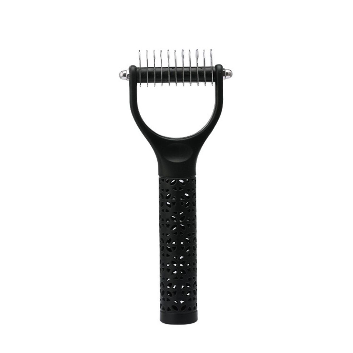 Pet Grooming Comb Pet Dog Cat Hair Cleaning Brush Black