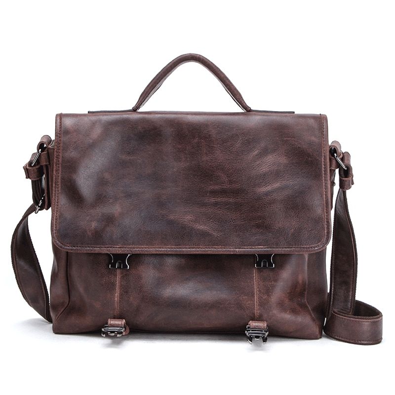 Men's Bag Genuine Leather Men Briefcase For 13.3 Inch Laptop Messenger Men's Leather Bag