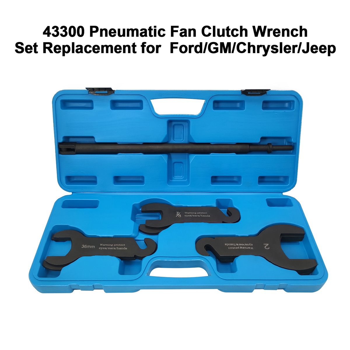 43300 Pneumatic Fan Clutch Wrench Set Removal Tool